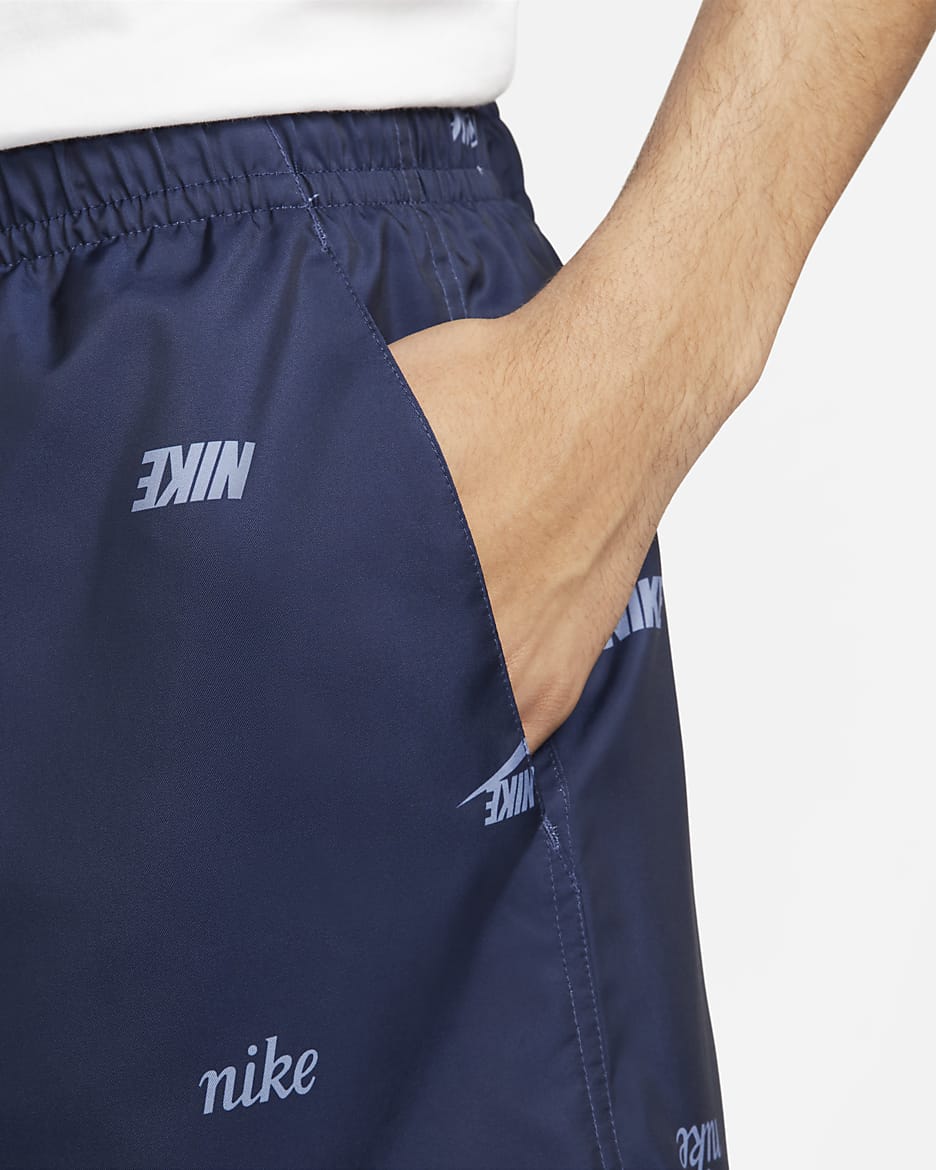 Nike Club Men s Woven Allover Print Flow Shorts. Nike